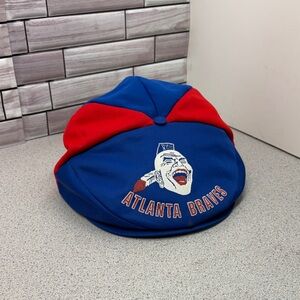 Vintage Atlanta Braves clown hat or snap top not sure what u call this hat read